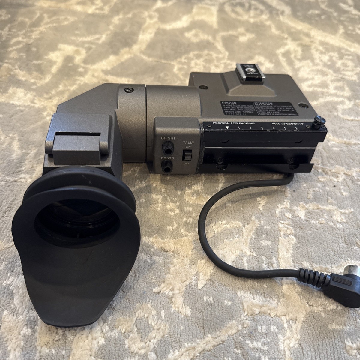 Sony DXC M3A Mark II Video camera With Fujinon Lens, CCU