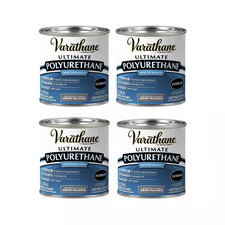 8 Oz. Clear Semi-Gloss Water-Based Interior Polyurethane 4-Pack 