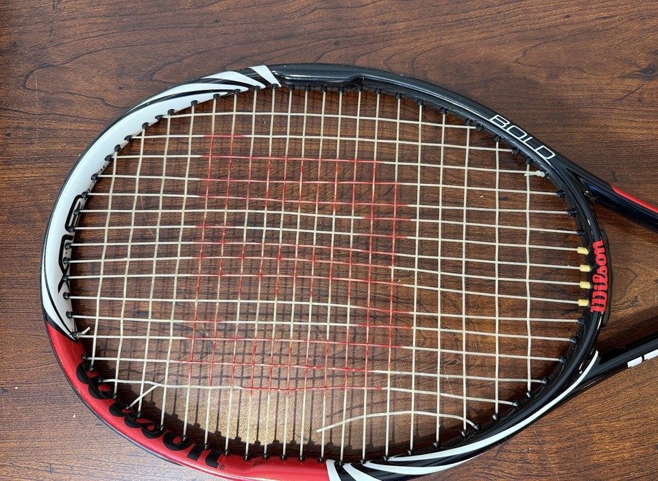 Wilson (K) Factor Bold Mid Size Tennis Racquet 100 sq in 4 1/2” Grip | eBay