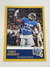 2019 Score Football Gold - Theo Riddick - Detroit Lions