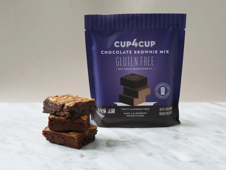 Cup4杯无麸质巧克力布朗尼混合14.25盎司易制备浓郁的味道 — 第 3/4 张图片