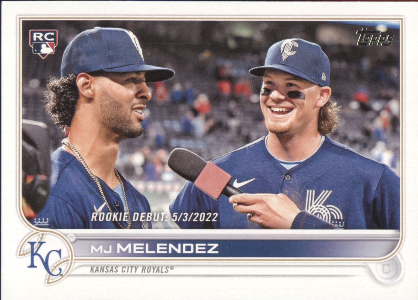 2022 Topps Update #US73 MJ Melendez Kansas City Royals RD