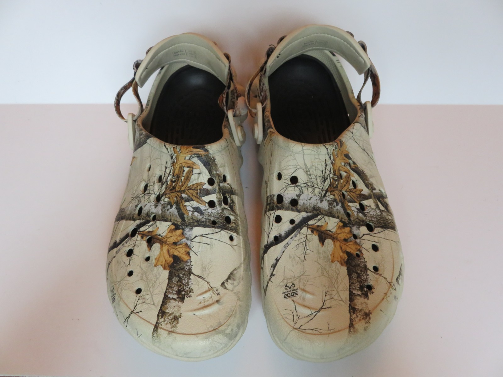 Crocs Realtree Edge Echo Clog Slip On Bone Camouflage Men’s Size 12 EUC image 5