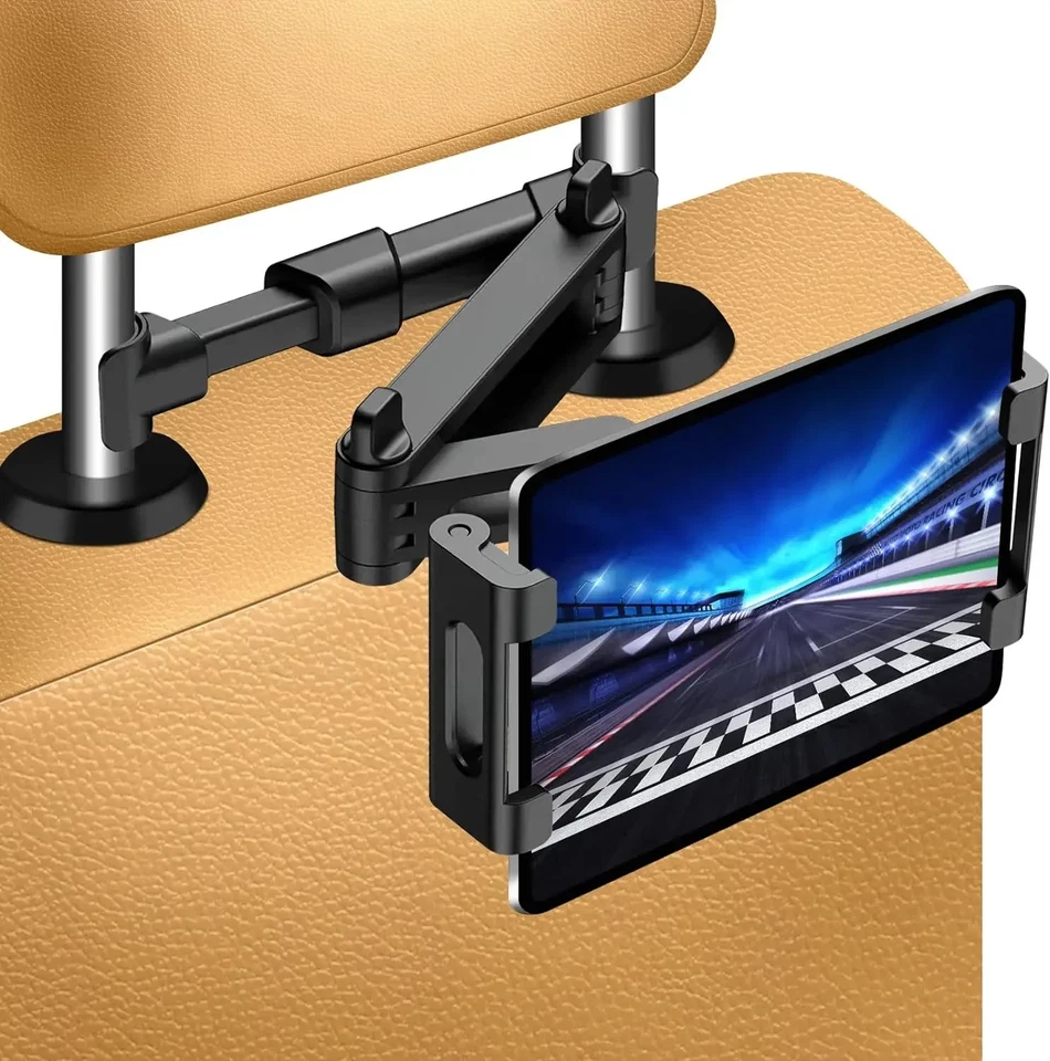 Car Tablet Holder for Ipad Headrest Mount for Tablet/Phones Car Tablet Holder - Image 2 of 4