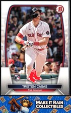 Triston Casas 2023 Bowman #2 Boston Red Sox Rookie RC