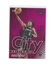 2021-22 Panini NBA Hoops Basketball City Edition Insert #17 Collin Sexton