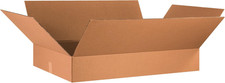 36X24X6 Flat Corrugated Boxes, Flat, 36L X 24W X 6H, Pack of 10  Shipping, Pack