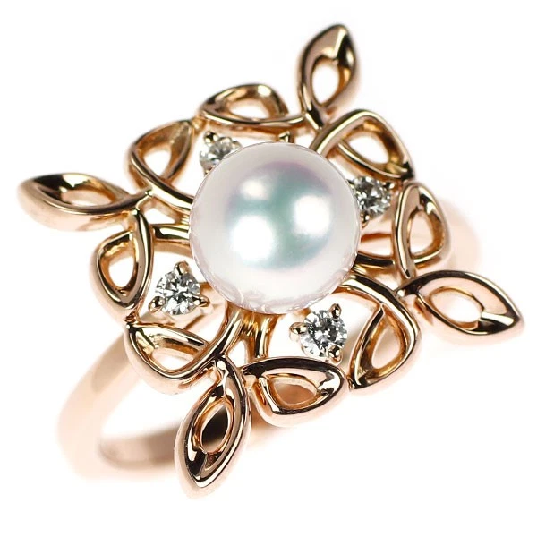 K14/7mm/洗浄済☆MIKIMOTO アコヤ真珠 リング 9号 1942A 楽天市場