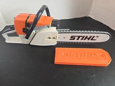 STIHL Toy Chainsaw Battery Operated Rotating Chain  Sound WORKS GREAT Kids