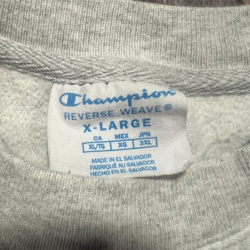 DE COLECCIÓN Wesleyan University Champion Sudadera Inversa 2XL Para Hombre Gris LEER - Imagen 4 de 7