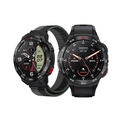 Mibro Gs Pro Smartwatch Waterproof With Replacement Band Black