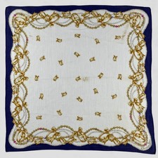 Vintage Christian Dior Handkerchief Neckerchief Bandana Pocket Square