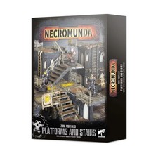 GW Necromunda Terrain Zone Mortalis - Platforms  Stairs New