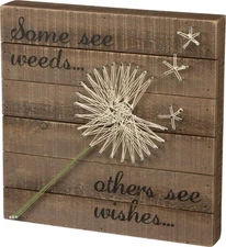  Primitives By Kathy Distressed Wood Slat Sign - 'Some See We