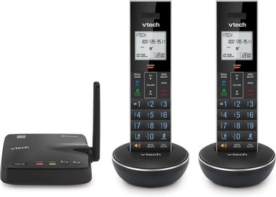VTech LS6331-2 Expandable Cordless Phone 2 Handsets with DECT 6.0 Desk/Wall Moun