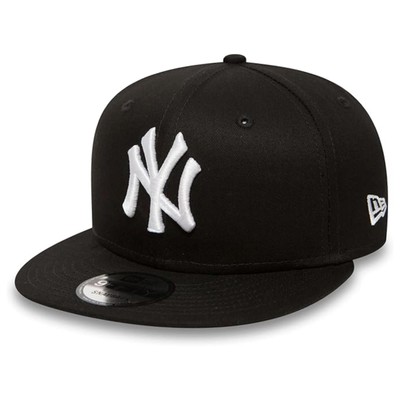 New Era Snapback Cap MLB NY Yankees 9Fift, Schwarz S-M Baseball Mütze Logo Kappe