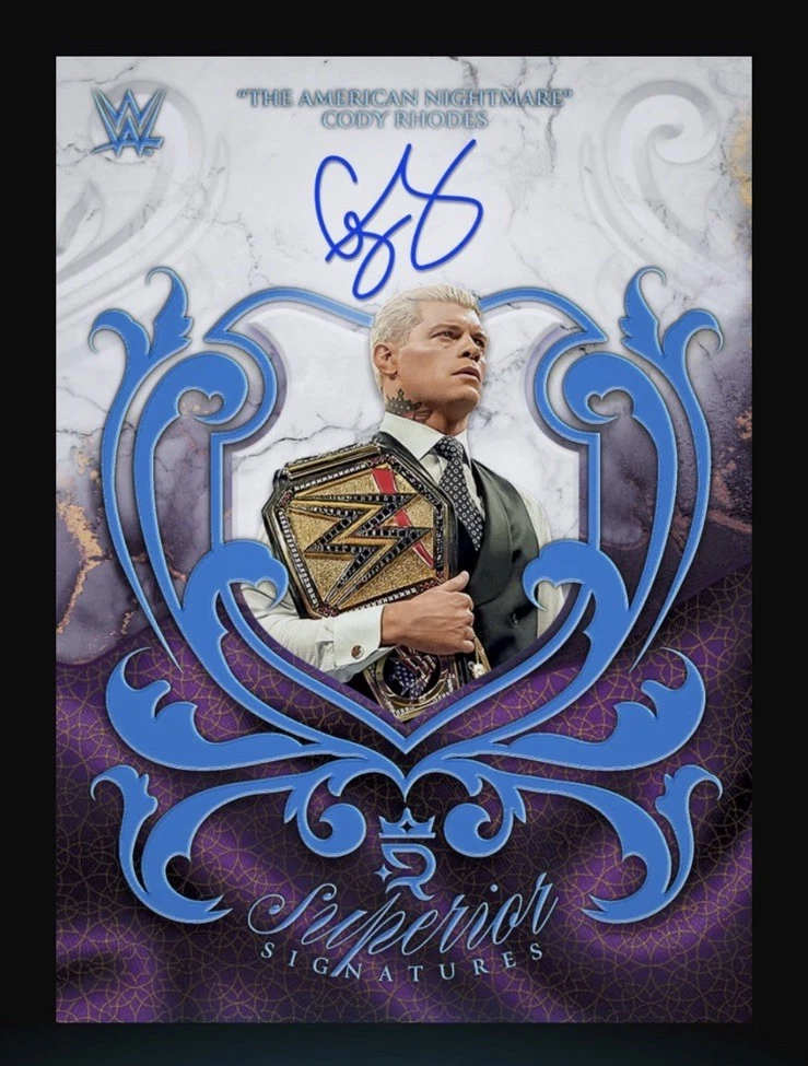 cody rhodes autograph products for sale | eBay