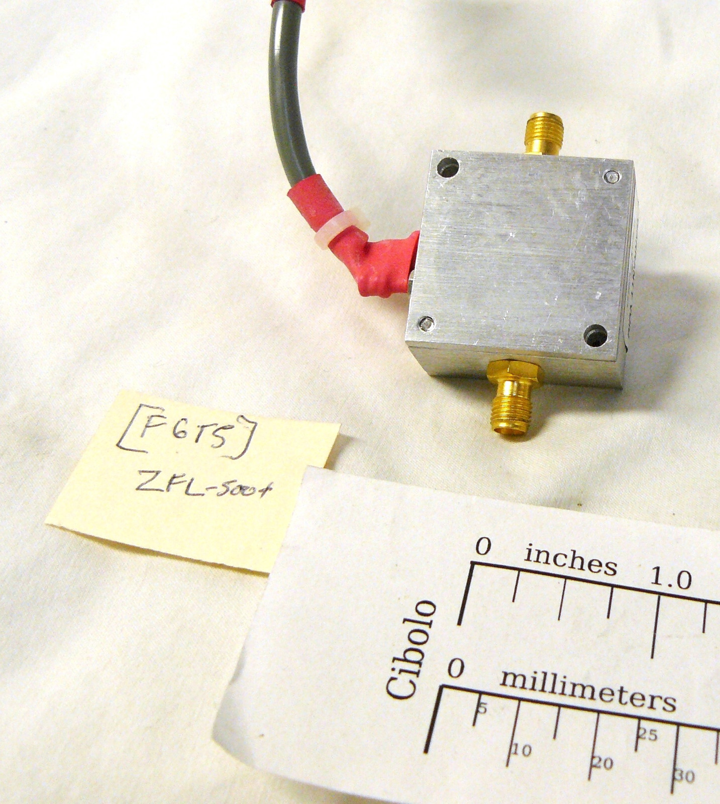 Mini-Circuits ZFL-500+ Amplifier 15VDC 0.05 TO 500 mhZ [F6T5]