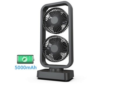 2019 New Opolar Battery Powered Desk Fan 16 Inch Rechargeable