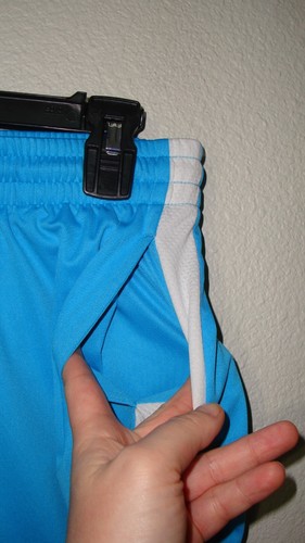 TEK GEAR Boys Dry Tek Turquoise Blue White Athletic Shorts Size M 10/12 - Picture 7 of 15