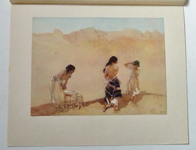 RUSSELL FLINT Faquita Juanita & Maruja (Famous Water-Colour Painters Plate VII)