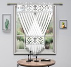 NEU Vorhänge Fertiggardine Durchbrochener Paneel 120x160 cm mit Zirkonia