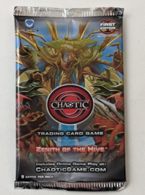Chaotic TCG Zenith of the Hive Booster 1st Edition NEW Sealed First Illexia Pack