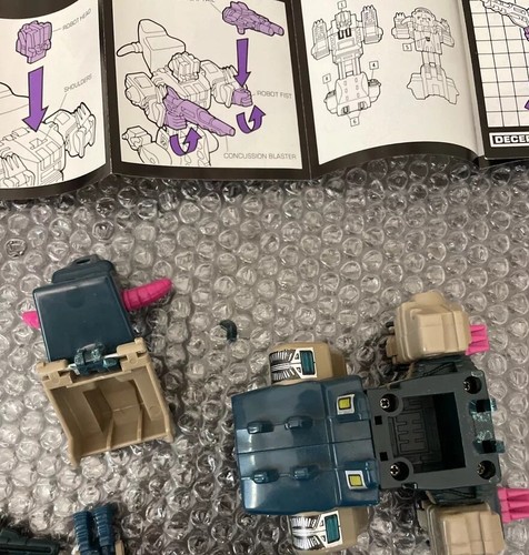 Horri-Bull komplett *Broke Head* Headmasters 1988 Vintage Hasbro G1 Transformers - Bild 2 von 22