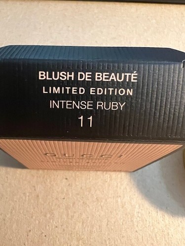 GUCCI Blush De Beauté Cheeks and Eyes 11 INTENSE RUBY 2024 Limited Edition NIB - Picture 5 of 5