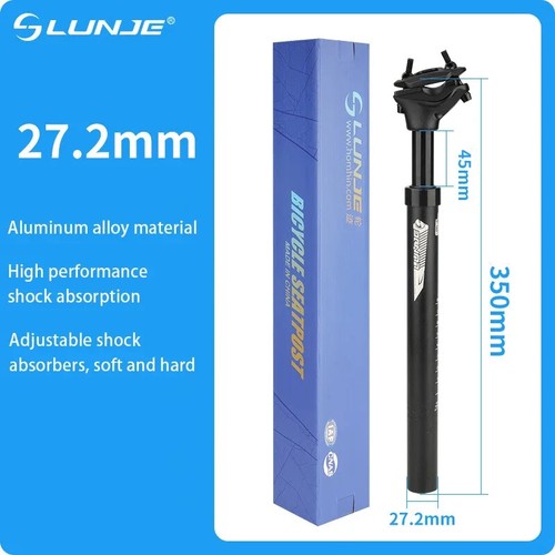 MTB Suspension Seatpost 27.2/30.9/31.6*350mm Shock Absorber Damping Seat Tubes - Picture 13 of 15