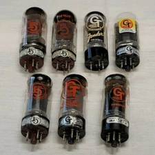 Groove Tubes GT 6L6C 6L6-GE S CHP Vacuum Amplifier Audio Power Tube Quad Pair 7