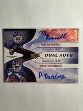 K255,565 - 2017 Upper Deck USA Dual Auto #DA13 Mason Russell/Preston Daniels