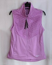 Nike Women's Essential Filled Pink Running Vest (CU3306-680) - Size M NWT
