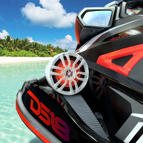 DS18 Jet Ski Package - 8" Speakers, Amplifier, Amp Kit & Bluetooth Controllers - Picture 10 of 12