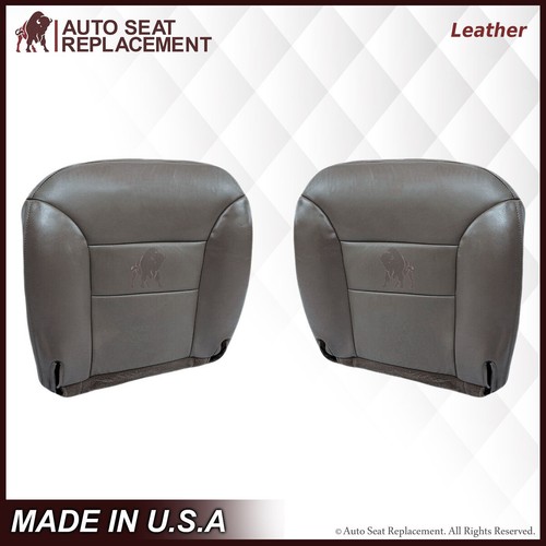 1995 1996 1997 1998 1999 Chevy Tahoe Suburban Leather Seat Covers Gray - Picture 9 of 17