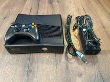 Microsoft XBox 360 S Slim 4GB Black Video Game Console System 360S Bundle