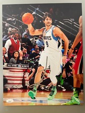 Minnesota Timberwolves Ricky Rubio Autographed Signed 11x14 Photo JSA COA Minnesota Timberwolves Ricky Rubio Autographed Signed 11x14 Photo JSA COA