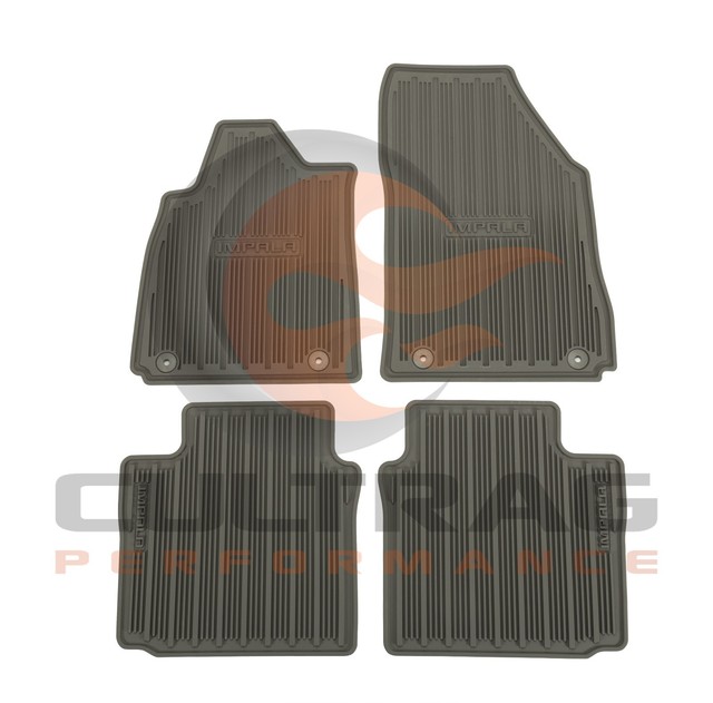 20142019 Impala GM Front & Rear All Weather Floor Mats Dark Titanium 23238785 eBay
