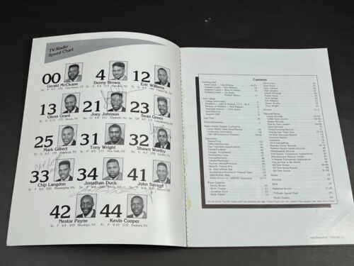 Programma Annuario Basket Vintage Iona Gaels 1988 1989 Gary Brokaw FIRMATO ++ - Foto 4 di 18