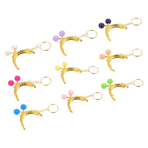 9 Pcs Süßigkeitenperlen Und Gold Reisen Dekorativ Handtaschenzubehör - Bild 6 von 12