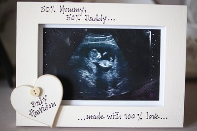 My First Cousin Baby Scan Gift! Personalised Photo Frame by Filly Folly