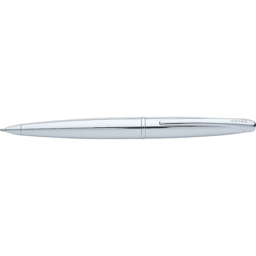Cross ATX Pure Chrome Ballpoint Pen Personalised Gift Free Engraving Business - Picture 4 of 9