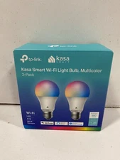 TP Link KL125 Kasa Smart Wi-Fi Light Bulb (Multicolor 2-Pack) 800 Lumens