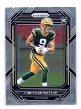 2022 Prizm #314 Christian Watson Rookie Green Bay Packers Mint
