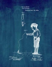 Improvements In Toy Torpedoes Patent Print Midnight