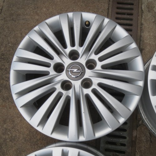 4x Opel Alufelgen Astra H, Meriva B, Signum, Vectra C, Zafira B 6,5x16" ET39 - Bild 4 von 20
