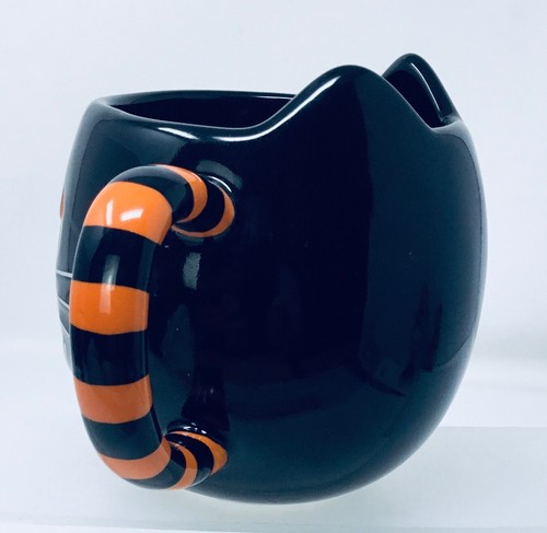 Hallmark Halloween Sweet Black Cat EX Large Stoneware Coffee / Tea Mug 20 oz - Picture 6 of 18
