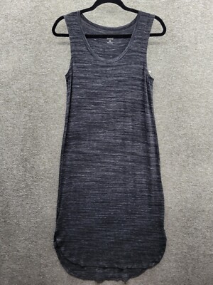 Alfani Nightgown Women's XS Black Side Slit Chemise Sleeveless Sleepwear 