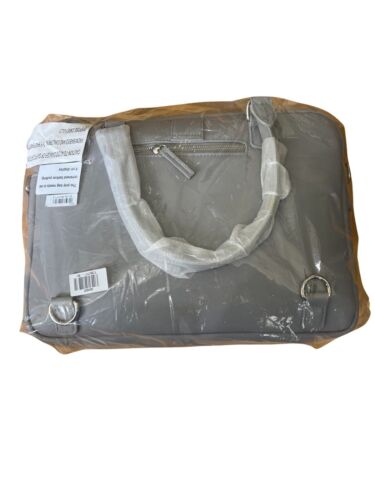 Stackers Plain Multi Wear Laptop Handbag GREY - Picture 3 of 8
