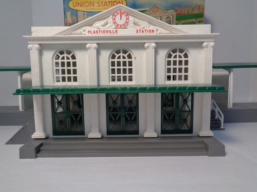 ESTACIÓN DE TREN UNION PLASTICVILLE VINTAGE CON CAJA. - Imagen 2 de 20